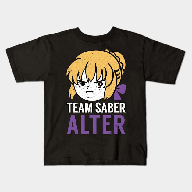 Team Saber Alter Kids T-Shirt by merch.x.wear